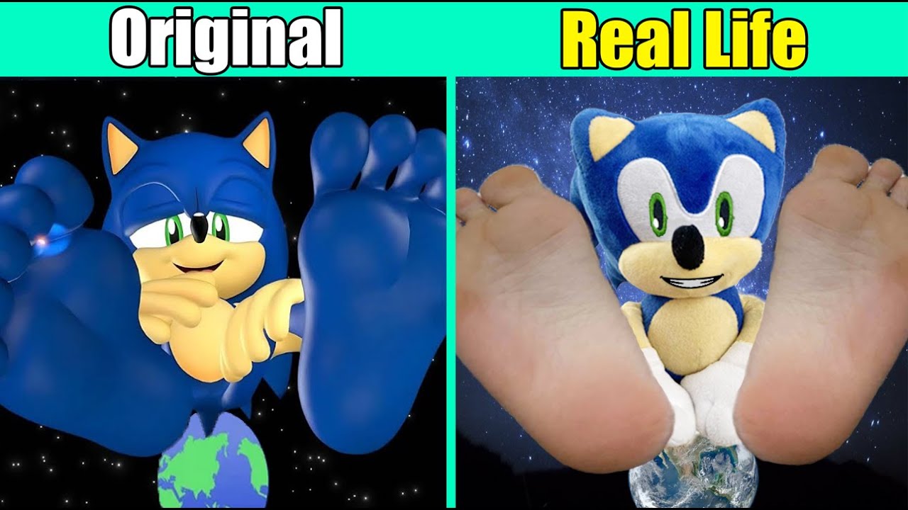 SONIC's Gonna Step On The EARTH - Sonic The Hedgehog 3 Animation | Sonic Original vs Plush Toys