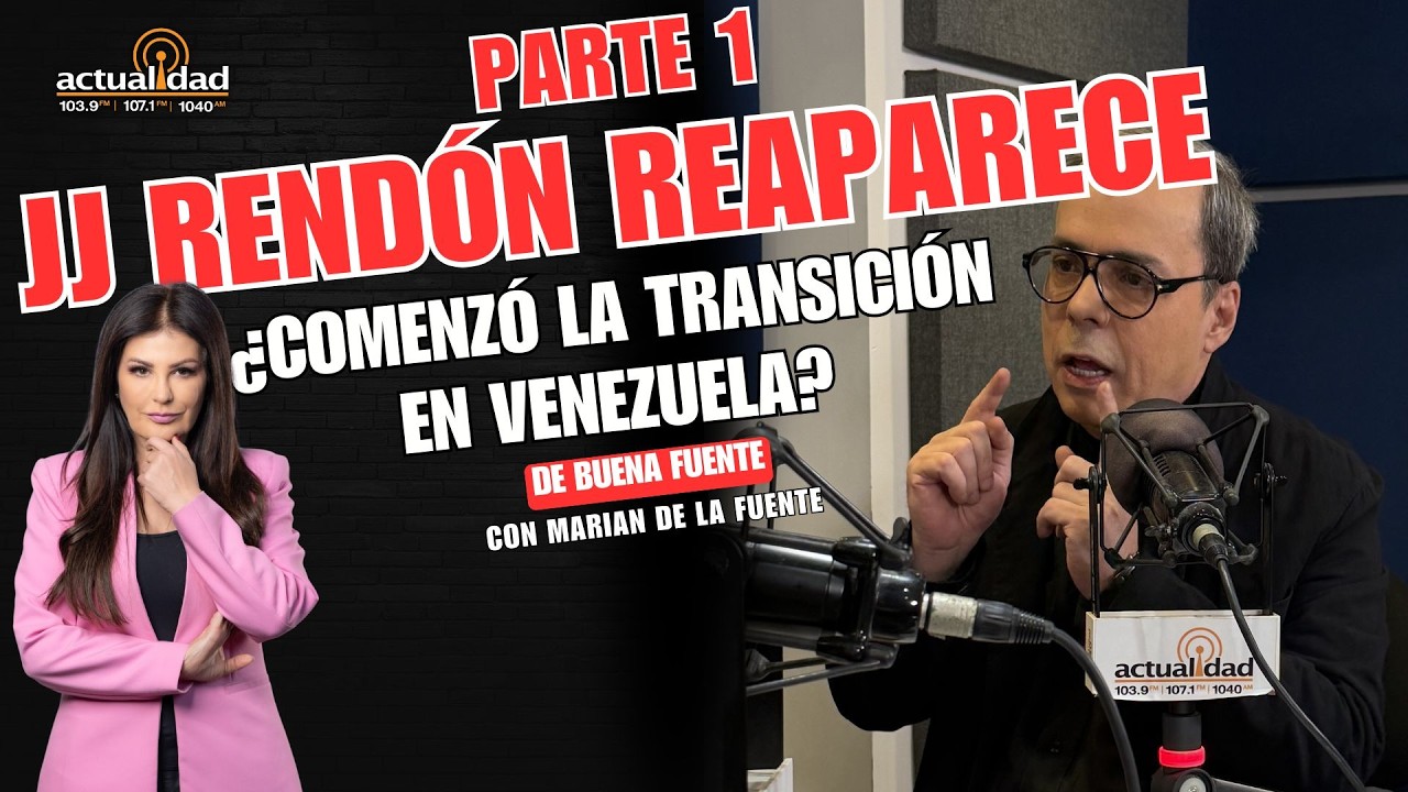 PARTE 1 | JJ Rendón reaparece: “La transición ya empezó” | De Buena Fuente con Marian