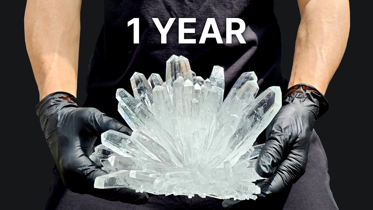 I Grew a Giant Crystal from Fertilizer for 365 Days
