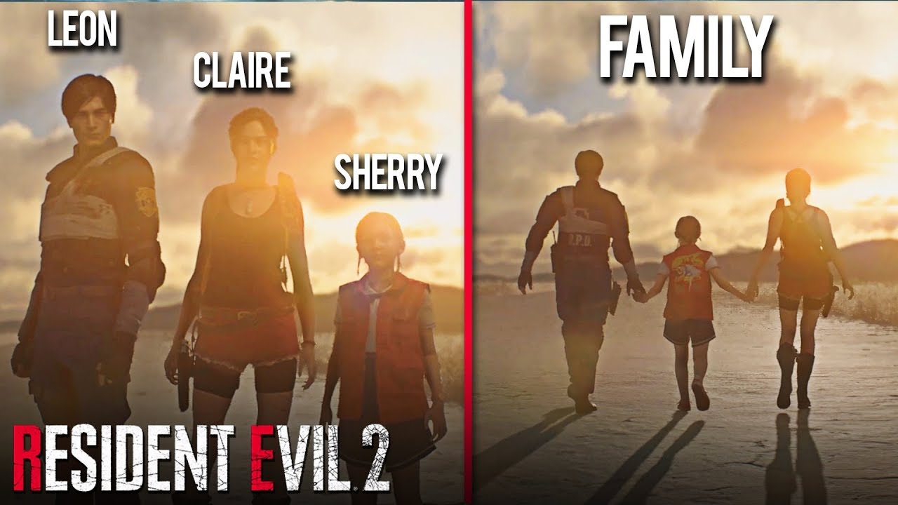 Resident Evil 2 REMAKE - Sherry wants Leon and Claire to Adopt Her (To Be A Family)