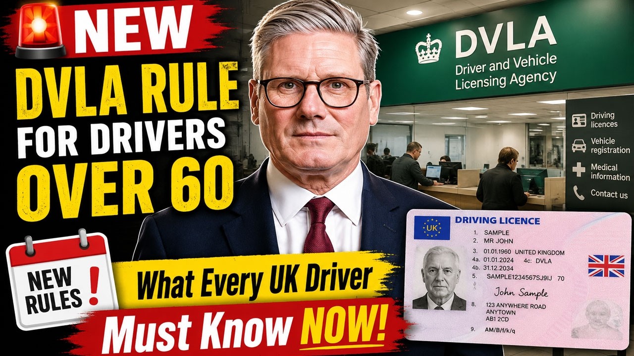 DVLA Alert: Important Driving Rule Update for Over-60s in 2026