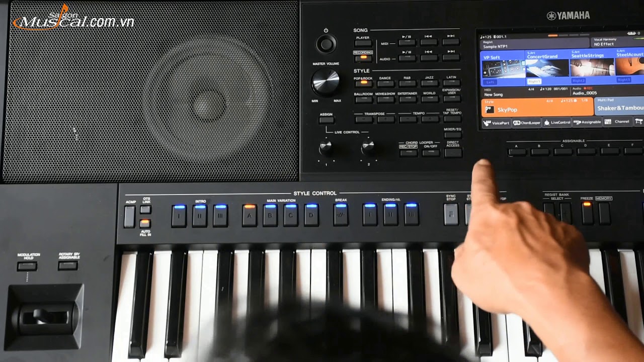 Phần 1: Hướng dẫn sử dụng và cài đặt đàn Yamaha Psr-sx900 chi tiết nhất Nhac Cu Sai Gon