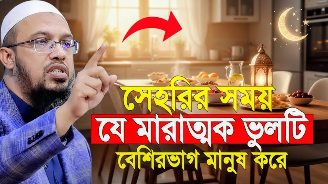 সেহরির সময় যে মারাত্মক ভুলটি বেশিরভাগ মানুষ করে #2026 #video #romadan #রমজান 