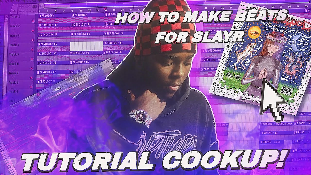 how wa makes GORGEOUS beats for slayr (fl studio tutorial)