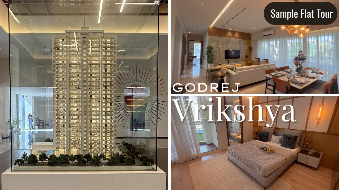 Godrej Vrikshya 4Bhk + Utility Sample Flat Video