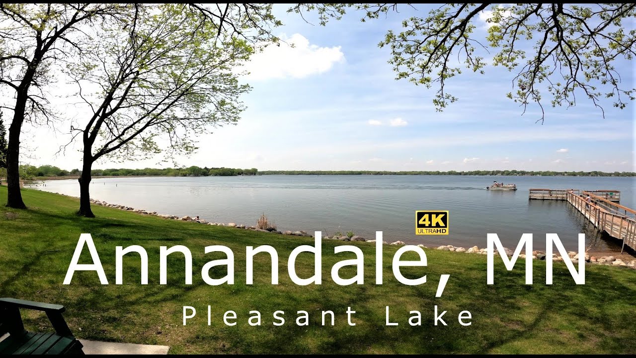 Annandale MN 🇺🇸 Road Trip. Pleasant Lake 4K