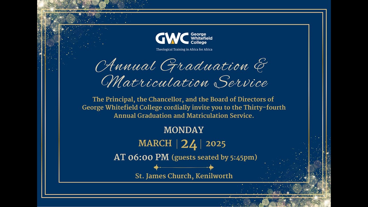 Annual Graduation & Matriculation Service