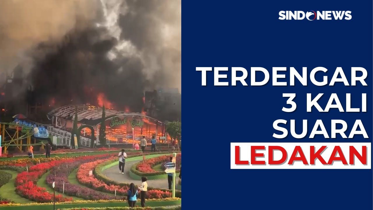 Detik-Detik Kebakaran Taman Wisata Celosia Semarang, Berawal Kebocoran Gas hingga Amukan Api