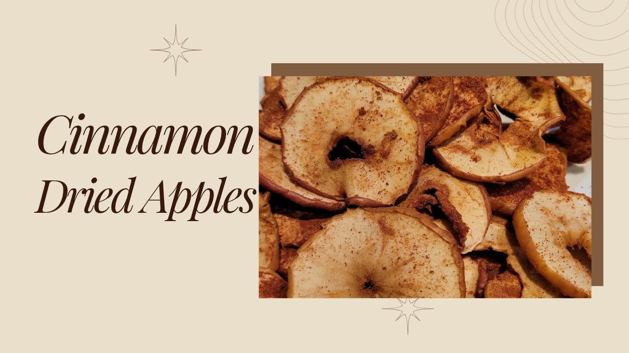 Easy Cinnamon Dried Apples (No Dehydrator) | Simple Healthy Snack