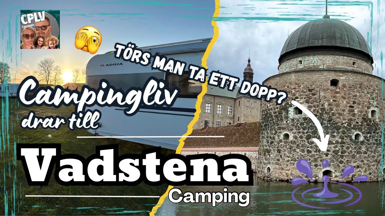 Vi åker till Vadstena Camping. Kan man bada tro?