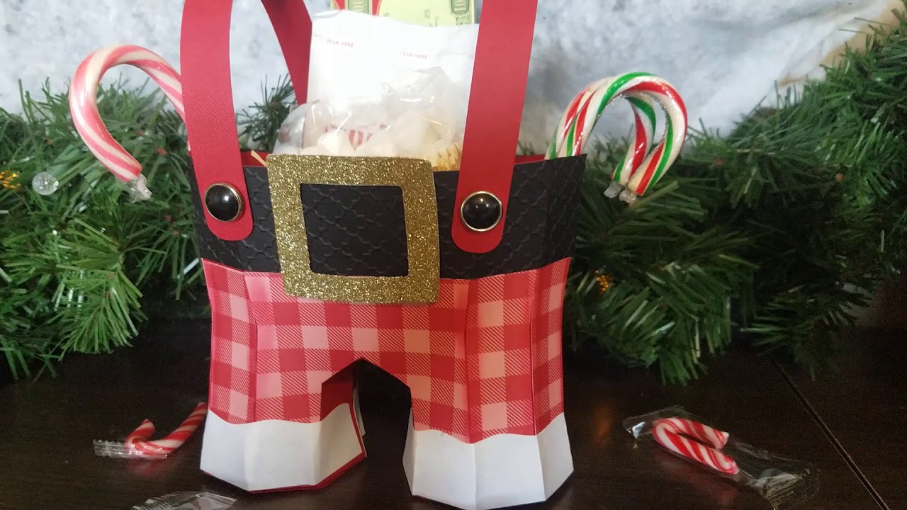 Santa Pants 3D SVG File for Christmas DIY gift idea