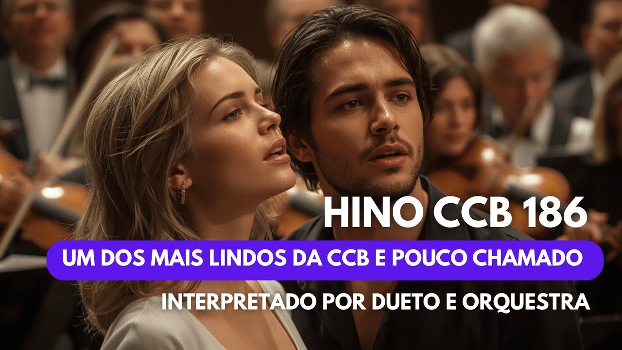 HINO CCB 186 - Cristo, Luz do mundo | Canto e Orquestra (com legenda/letra)