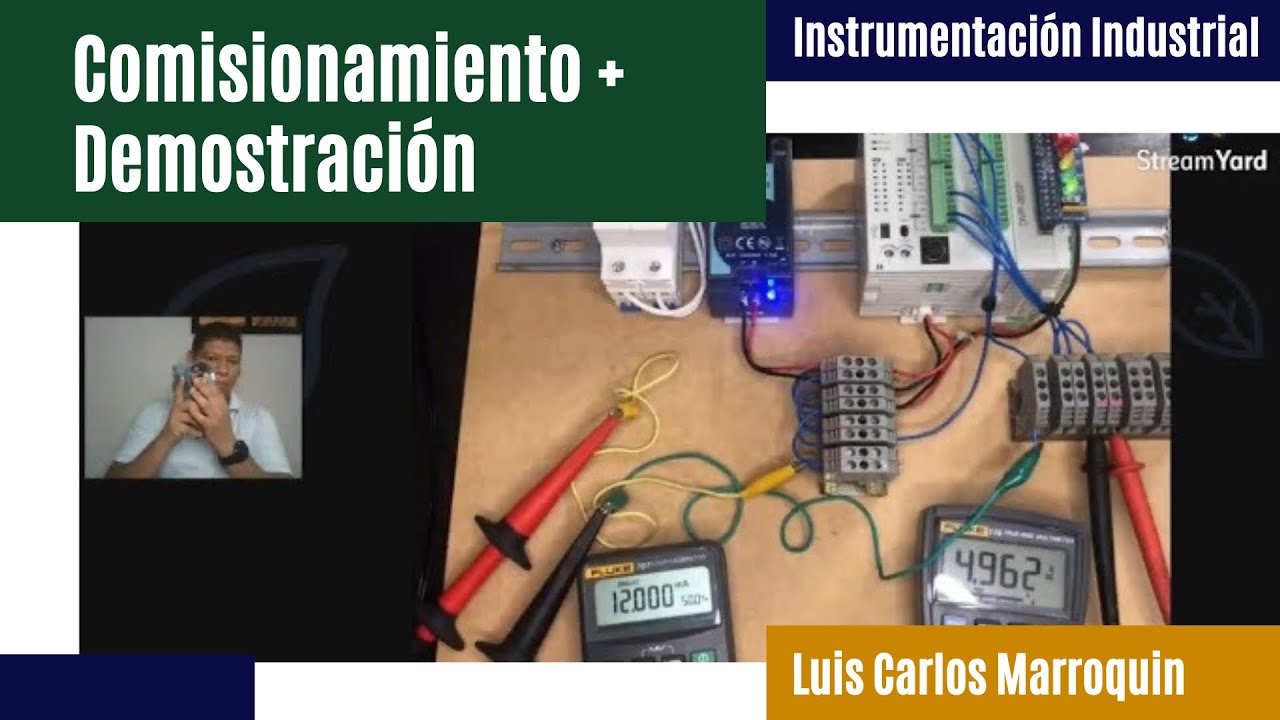 COMISIONAMIENTO EN VIVO!  Instrumentación con sistemas de control - ISA S5.1
