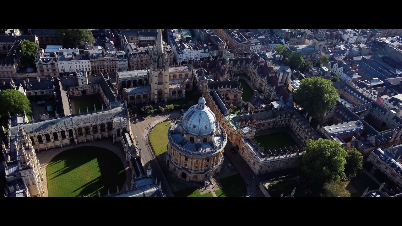 Oxford University / The Radcliffe Camera / The Bodleian Library - Mavic Mini Drone - 4K