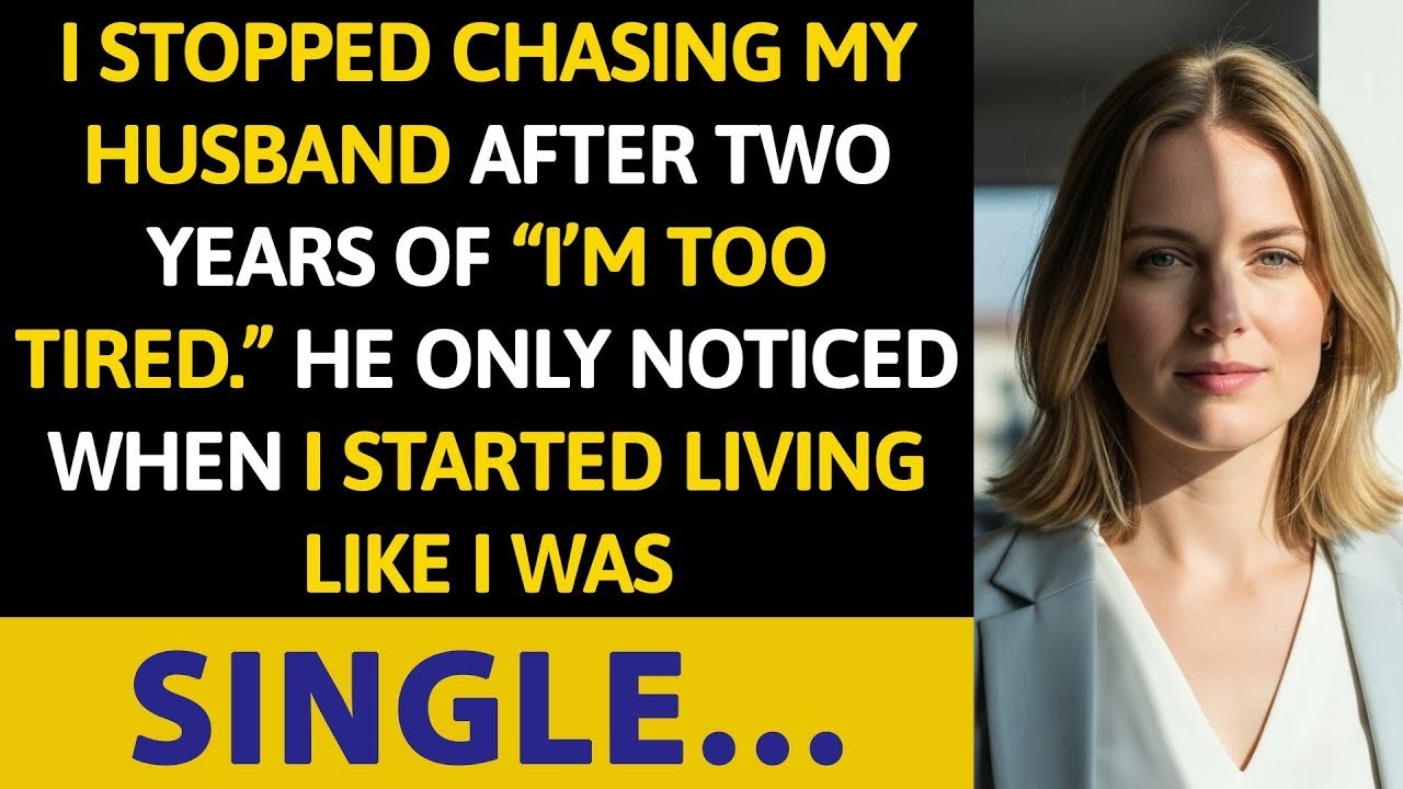 I Gave Up on Chasing My Husband After Years of “I’m Too Tired.” He Finally Noticed When I Stopped