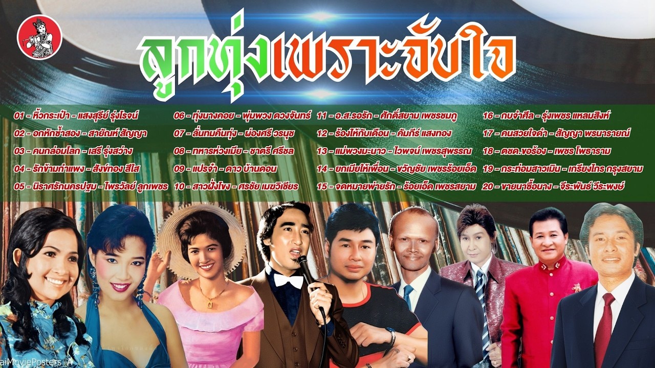 ลูกทุ่งเพราะจับใจ [แสงสุรีย์ สายัณห์ เสรี สังข์ทอง ไพรวัลย์ พุ่มพว] [Official Audio]