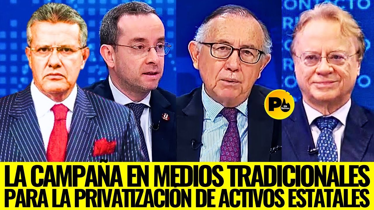 Dr. Augusto Tandazo (La campaña en medios tradicionales para la privatización de activos estatales)