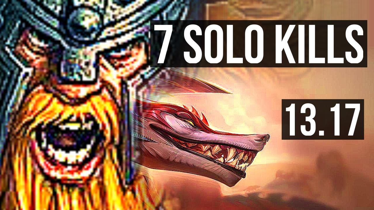 OLAF vs NAAFIRI (TOP) | 7 solo kills, 400+ games | EUW Diamond | 13.17