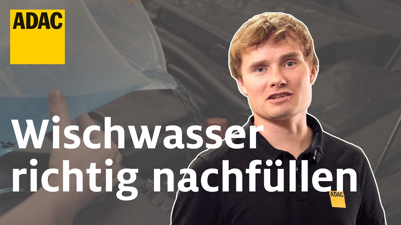 Scheibenwischwasser richtig nachf&uuml;llen: So einfach geht's! | Einfach. Selber. Machen. | ADAC