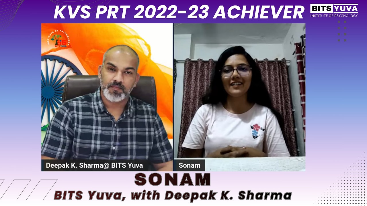 Success Story of Sonam, KVS PRT, interview with KVS PRT Sonam , Bits Yuva, with Deepak K. Sharma