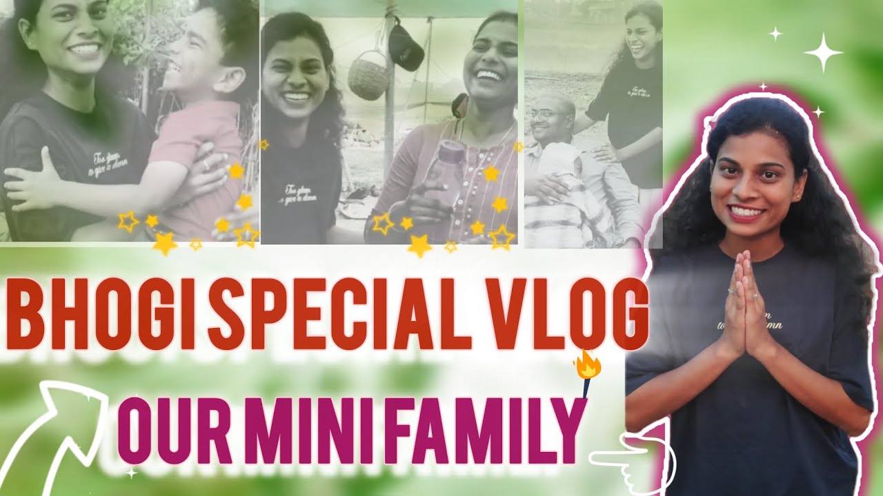 BHOGI Special vlog 🔥 | This is Our Mini Family 💫💗