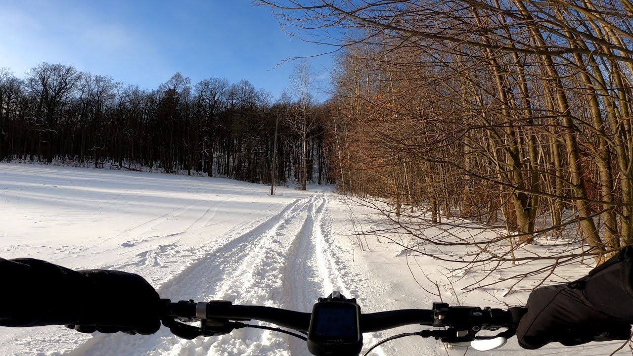 MTB zimą w Karpaczu, kolejny dzień.