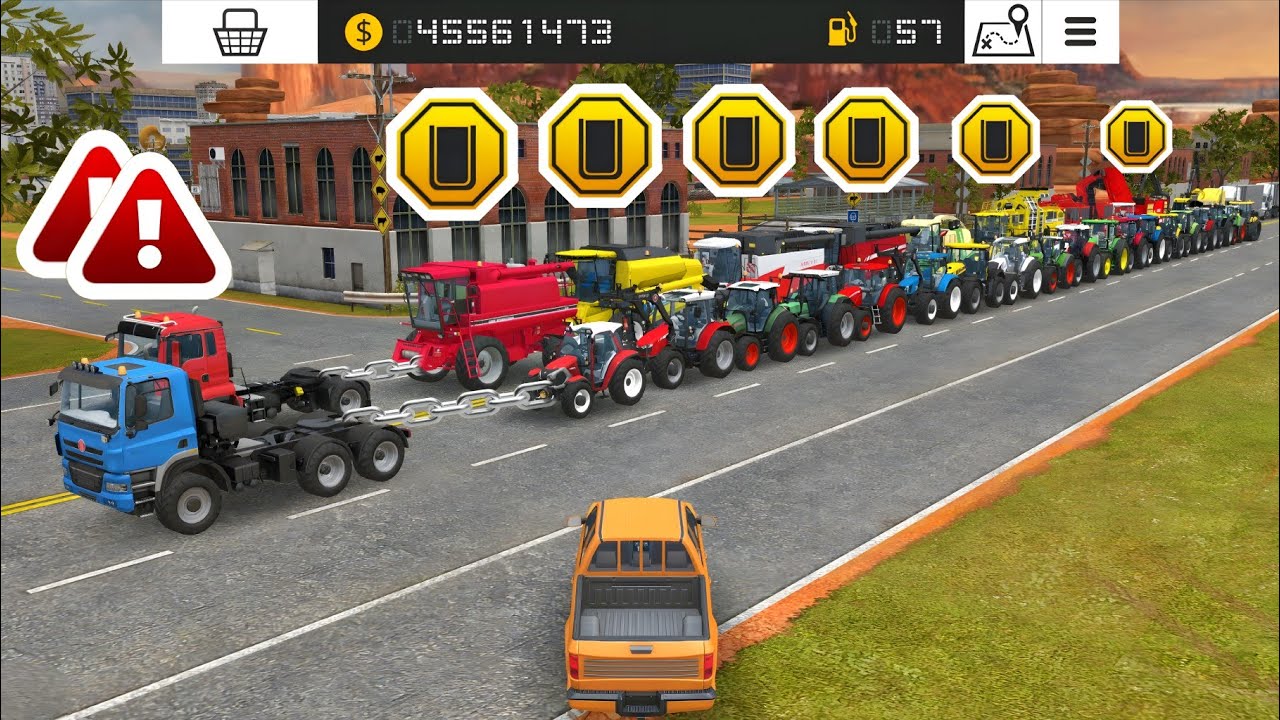 Fs 18 Transport Many Tractors & Harvesters ! Farming Simulator 18 Unlimited Money Gameplay | #fs18 