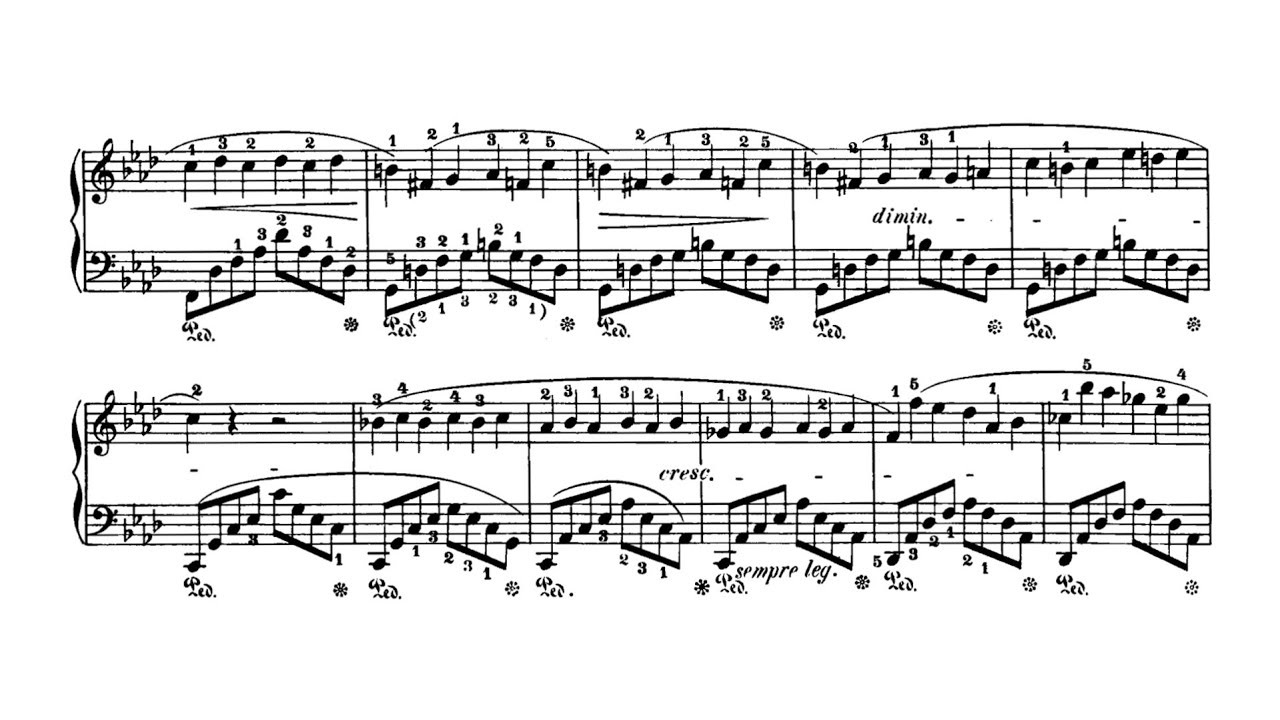 Frédéric Chopin - 3 Nouvelles études, Op.posth. (Cortot)