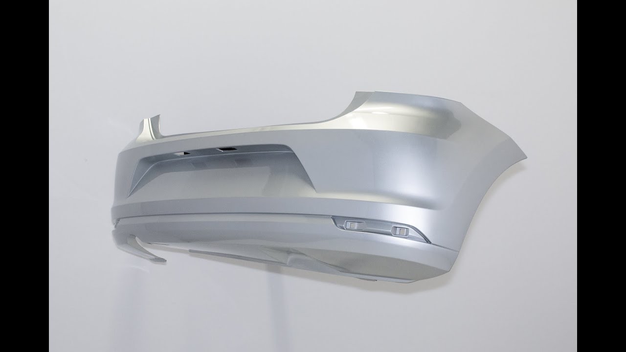Achterbumper Volkswagen Polo 6C +SPORT - Kleurcode LA7W