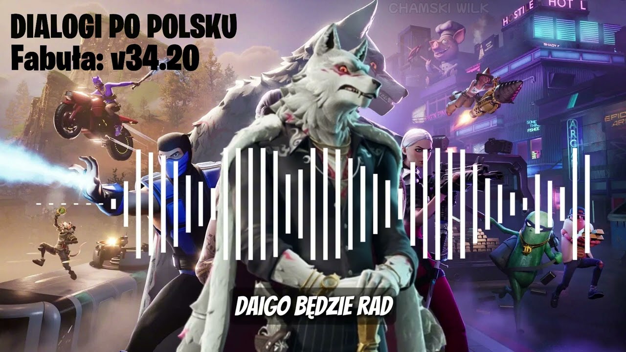 Wszystkie dialogi Strażnika i Fletcher Kane'a (po polsku). Fortnite v34.20