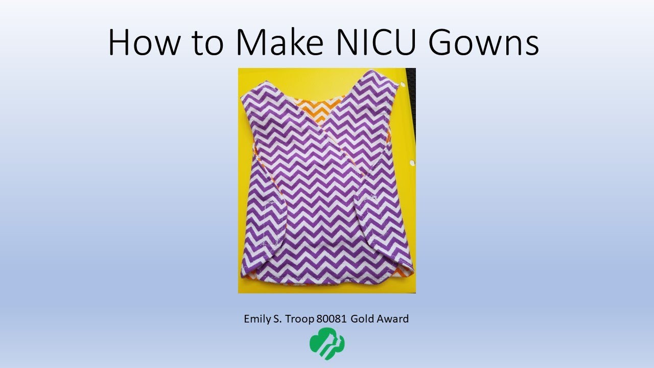 NICU Gown Instructions
