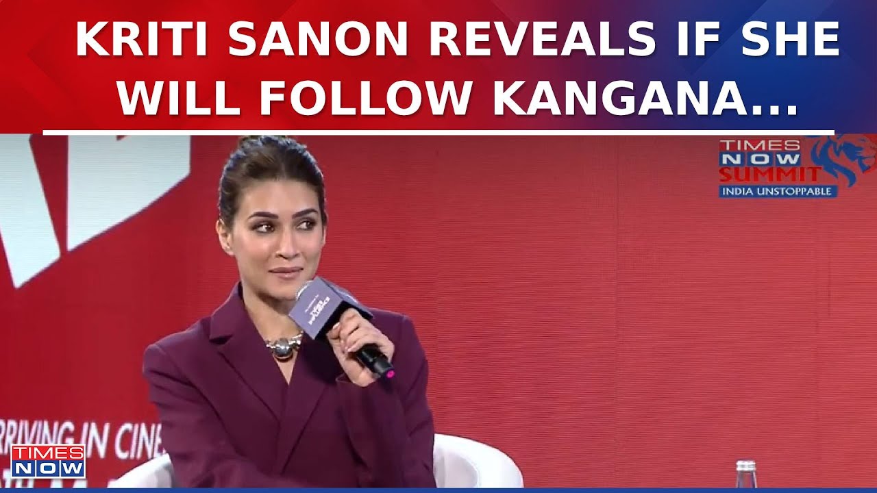 Actress Kriti Sanon Says She Dreamt Of Debuting With Salman Khan | Times Now Summit 2024
