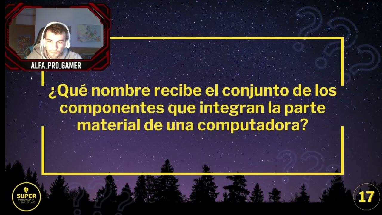 Respondiendo  preguntas de un trivia complicado, ¿podré responder a todas¿ podré realizar el trivia
