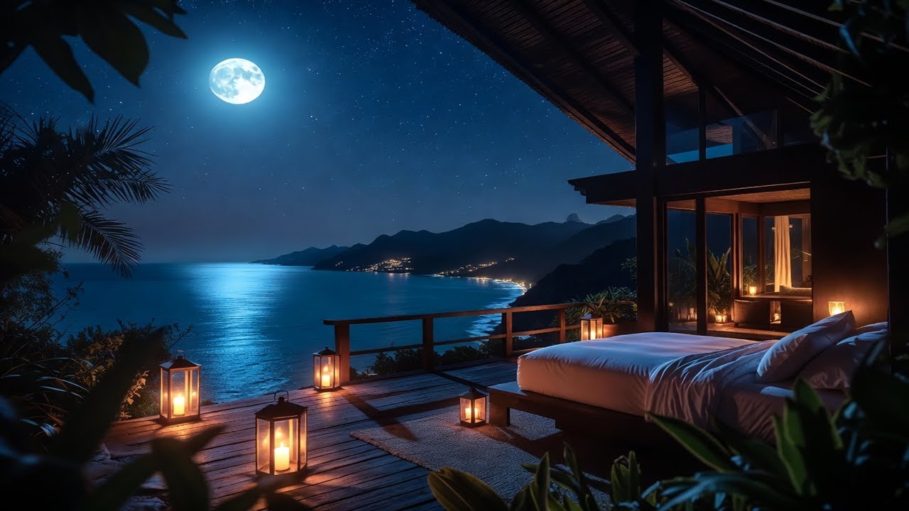 Deep Sleep Music 🌙 Fall Asleep Fast With Piano & Waves