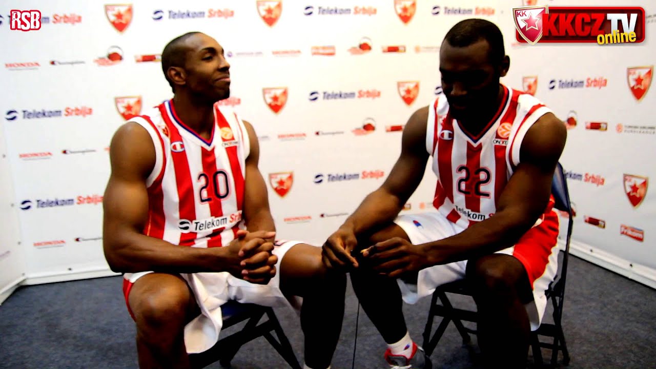 Nelson i Dzenkins - intervju, KK Crvena zvezda Euroleague Media day