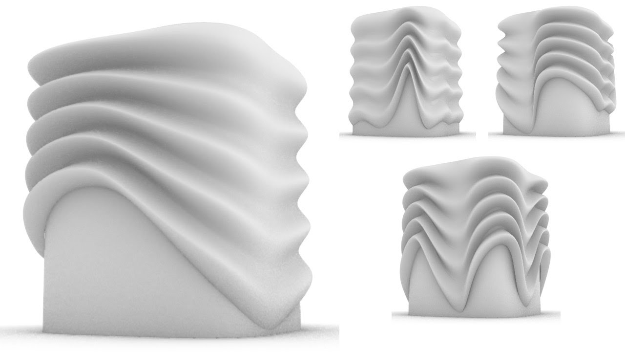 Parametric Wavy Skin | Curtain-like pattern