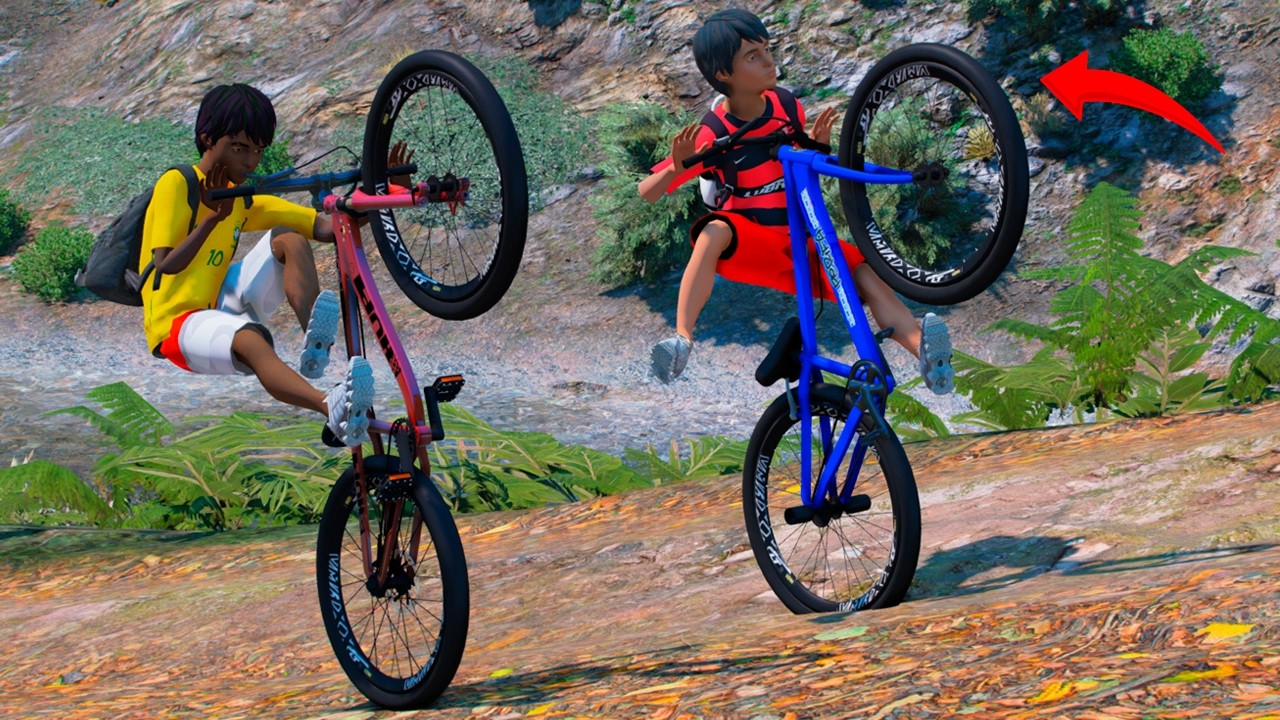 GTA V: VIDA REAL - FOMOS PARA UMA TRILHA DE HUPI NAJA NA FLORESTA