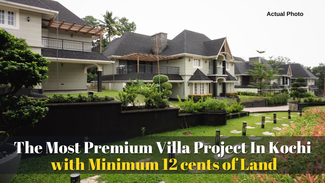 Luxury Meets Space – 12 Cents of Land With a 3000 sq.ft High-end Bungalows in Kochi.