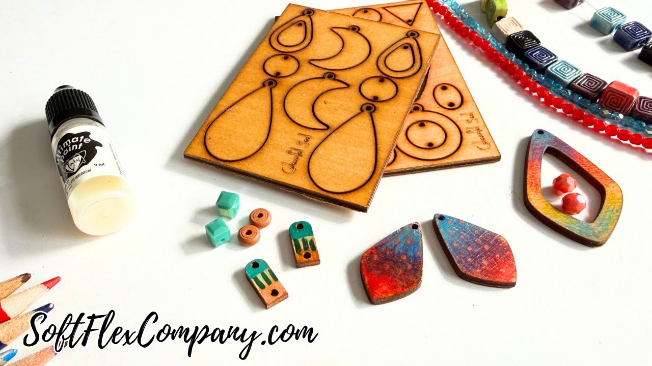 Color Wooden Earrings with this Easy DIY Jewelry Project: Free Spirit Beading with Kristen Fagan
