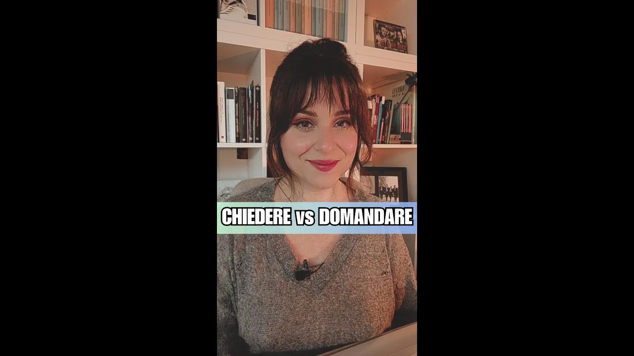 Chiedere vs Domandare