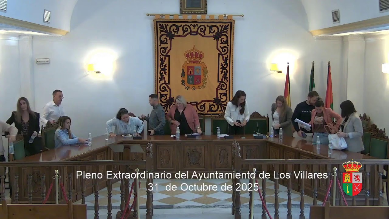 Pleno Extraordinario de 31 de Octubre de 2025 Ayuntamiento de Los Villares