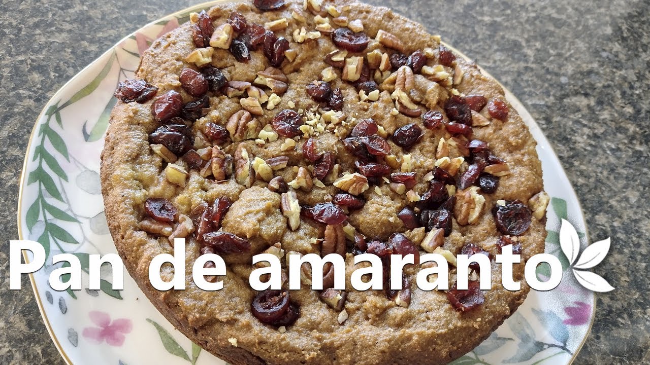 Pan de harina de amaranto y miel | Sin harina de trigo