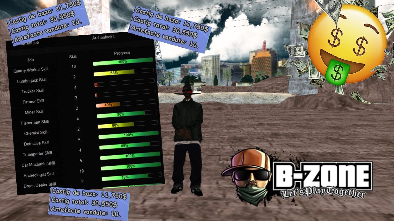 SKILL 10 LA CEL MAI PROFITABIL JOB B-ZONE! #1207