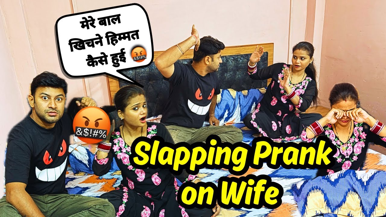 Slapping Prank on Wife 👋🏻 Gone Wrong 🤬 || Urvashi Rone Lagi 🤬 ||  Biggest Prank Ever || Urvi Vlogs