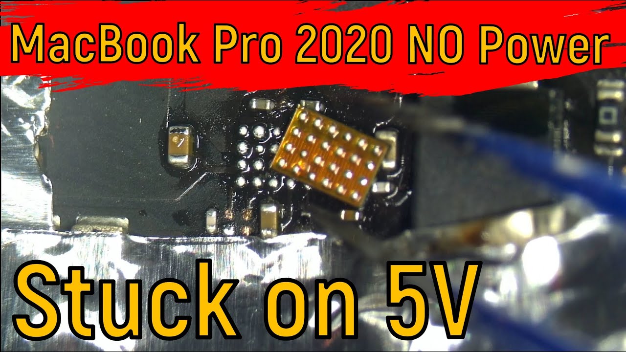 MacBook Pro 2020 A2159 820-01598 Неисправный U6903 и зависание на 5 Вольт, отсутствие шин питания...