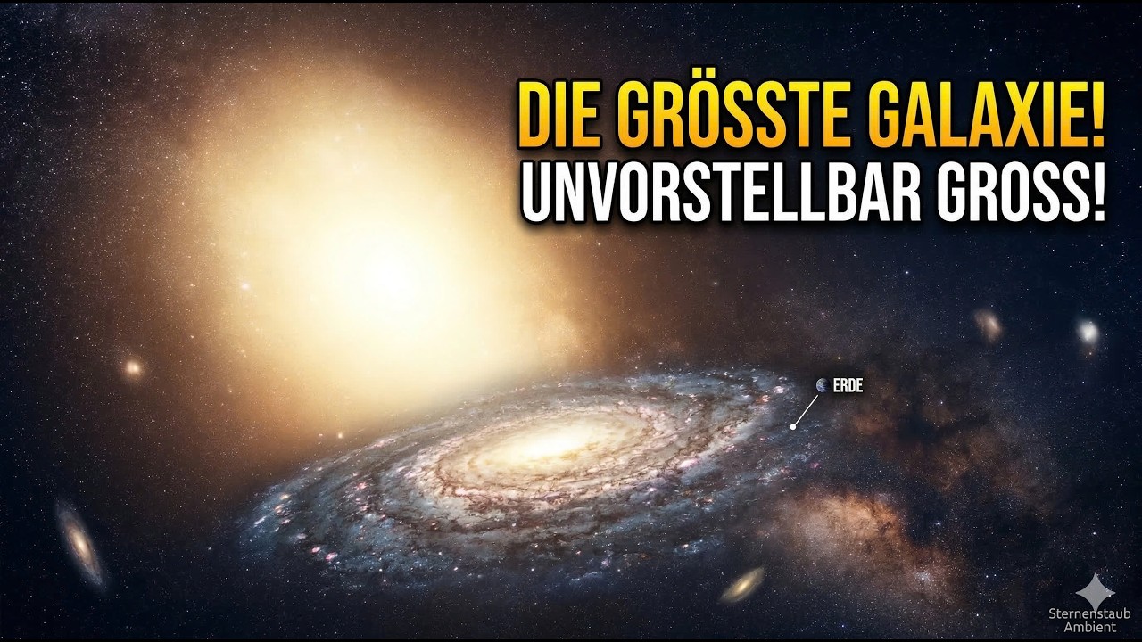 Die größte Galaxie, die wir je entdeckt haben, ist größer, als du es dir vorstellen kannst!