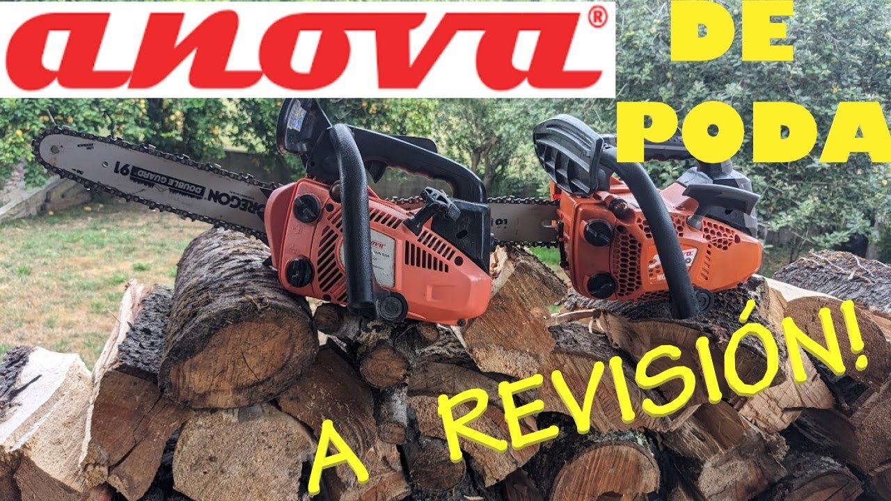 Motosierras ANOVA de poda: revisión de MG 25 y MG2600