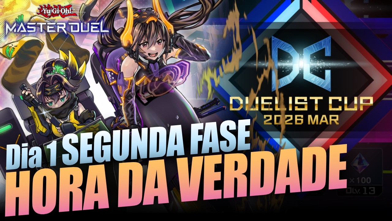 🔴Subindo SEGUNDA FASE DUELIST CUP! Dia 1┃Yu-Gi-Oh! Master Duel
