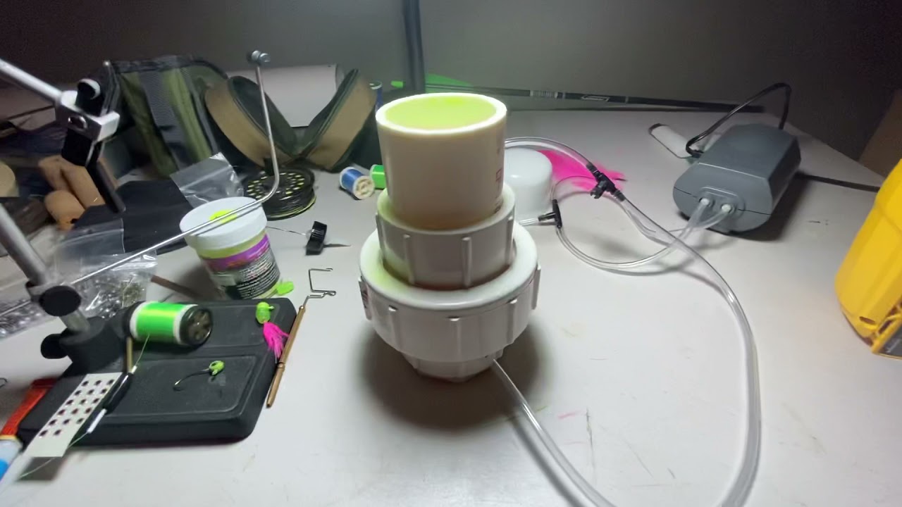 Home made Fluid Bed for painting jigs.