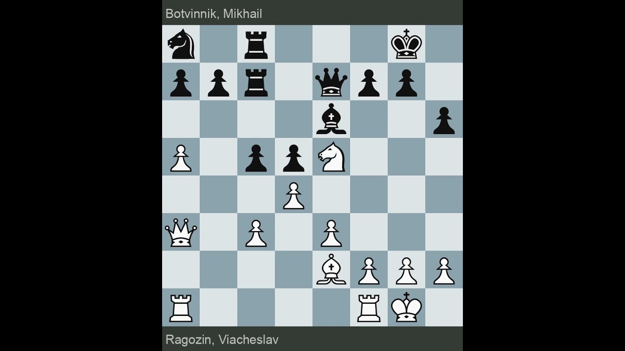 Leningrad m 1940 | Ragozin vs Botvinnik | Round 2